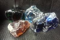 picture of Assorted Color Glass Rock per lb                                                                     .
